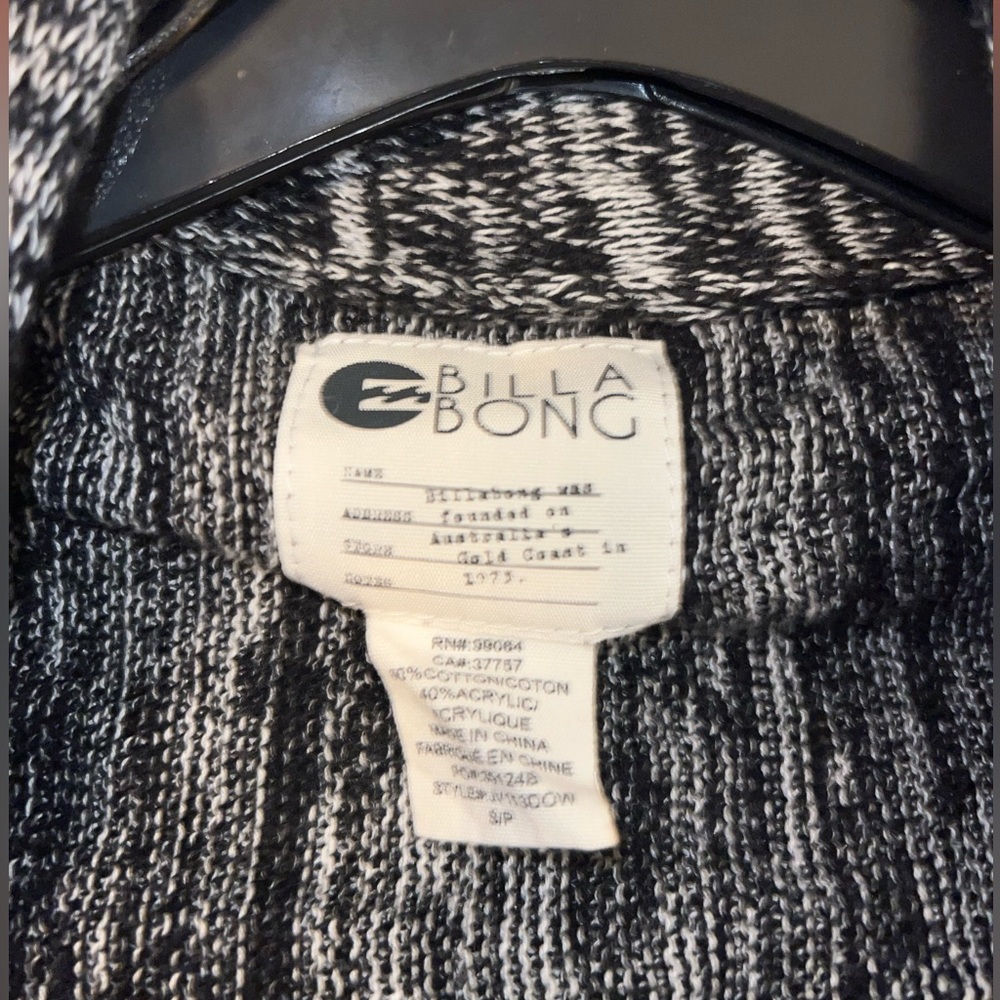 Billabong Aztec Cardigan Women’s Small - Picture 3 of 5